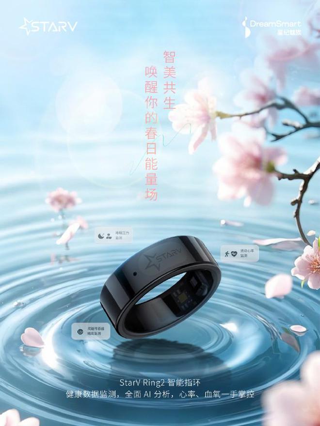 血糖刺客退退退！星紀(jì)魅族智能指環(huán) StarV Ring2守護(hù)健康(圖1)